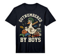 Outnumbered Funny Mom Goose Mothers Day T-Shirt - Custom Art Print Unisex - T-Shirt, Sweatshirt, Hoodie