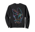 Daisy Duck Neon Portrait Sweatshirt - Trendy Graphic Unisex - T-Shirt, Sweatshirt, Hoodie