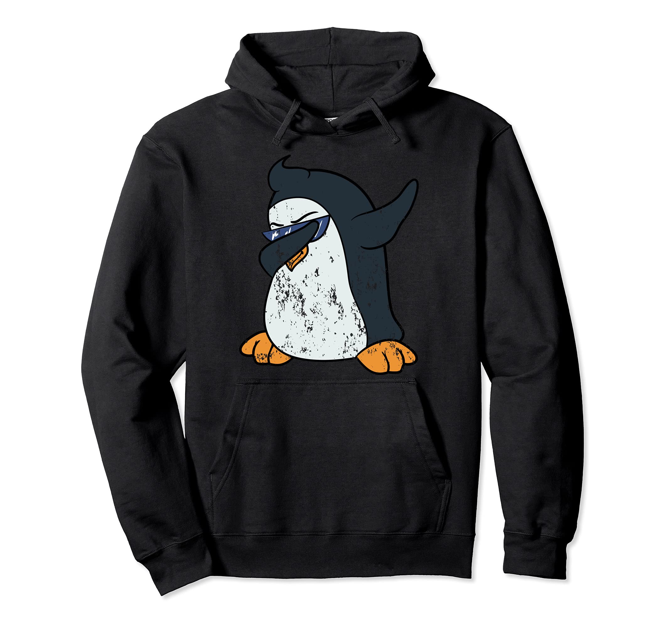 Penguin Animal Dabbing Dab Dancing Hoodie - Unique Graphic Unisex - T-Shirt, Sweatshirt, Hoodie