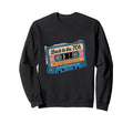 Groovy 70S Music Nostalgia Cassette Sweatshirt - Graphic Print for Adults - T-Shirt, Sweatshirt, Hoodie