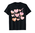 Cookie Valentines Bow Swimmer Swim Mom T-Shirt - Minimalist Print Unisex - T-Shirt, Sweatshirt, Hoodie