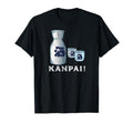 Sake Drinking Kanpai Cheers Japanese T-Shirt - Graphic Print for Adults - T-Shirt, Sweatshirt, Hoodie