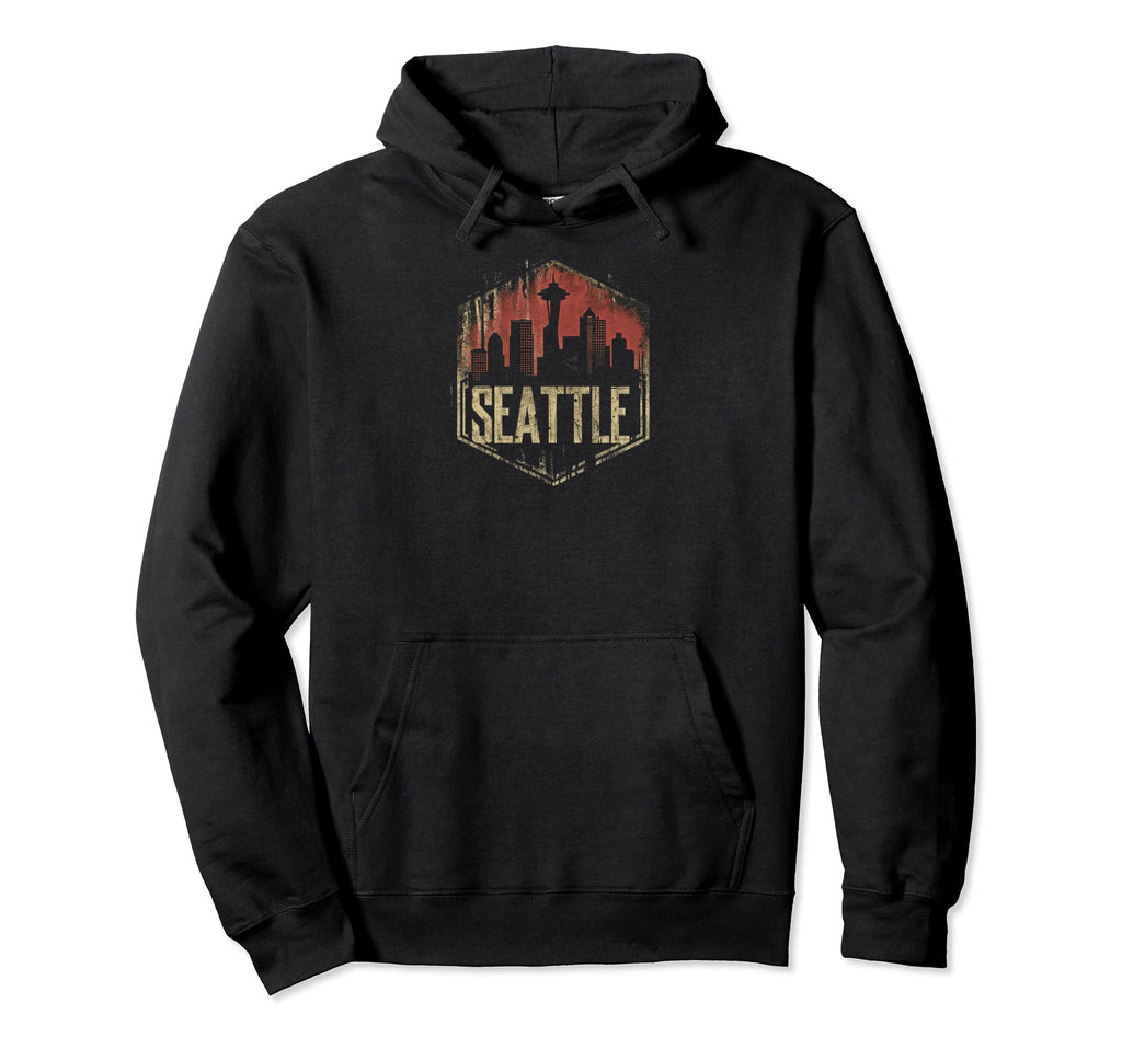 Seattle Grit 90S Grunge Urbandecay Mens Hoodie - Trendy Graphic Unisex - T-Shirt, Sweatshirt, Hoodie