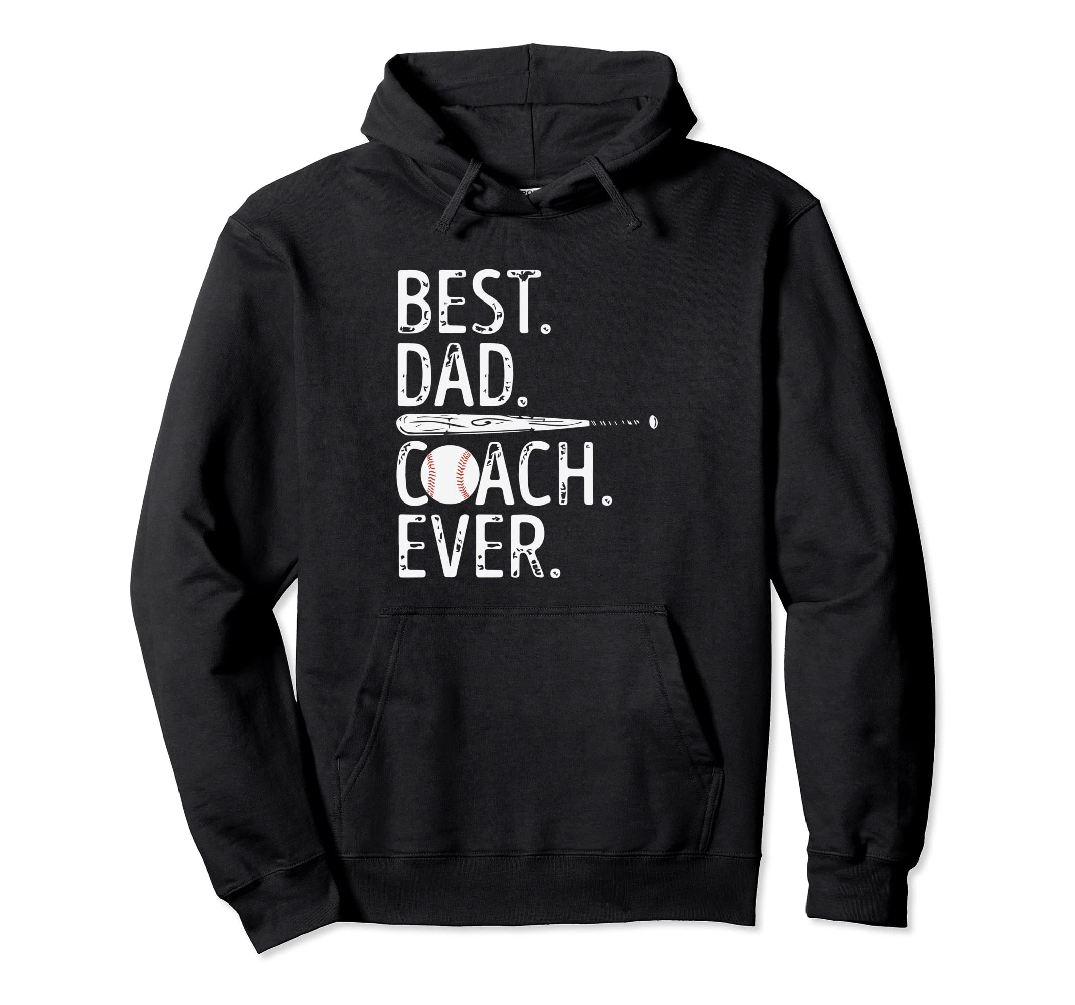 Fathers Day Best Dad Ever Baseball Sport Hoodie - Graphic Print Men Women - T-Shirt, Sweatshirt, Hoodie