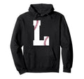 L Baseball Initial Personalized Letter Hoodie - Streetwear Style Men Women - T-Shirt, Sweatshirt, Hoodie