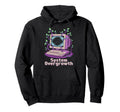 Computer Plant Vines Vaporwave Glitch Hoodie - Novelty Apparel for Adults - T-Shirt, Sweatshirt, Hoodie