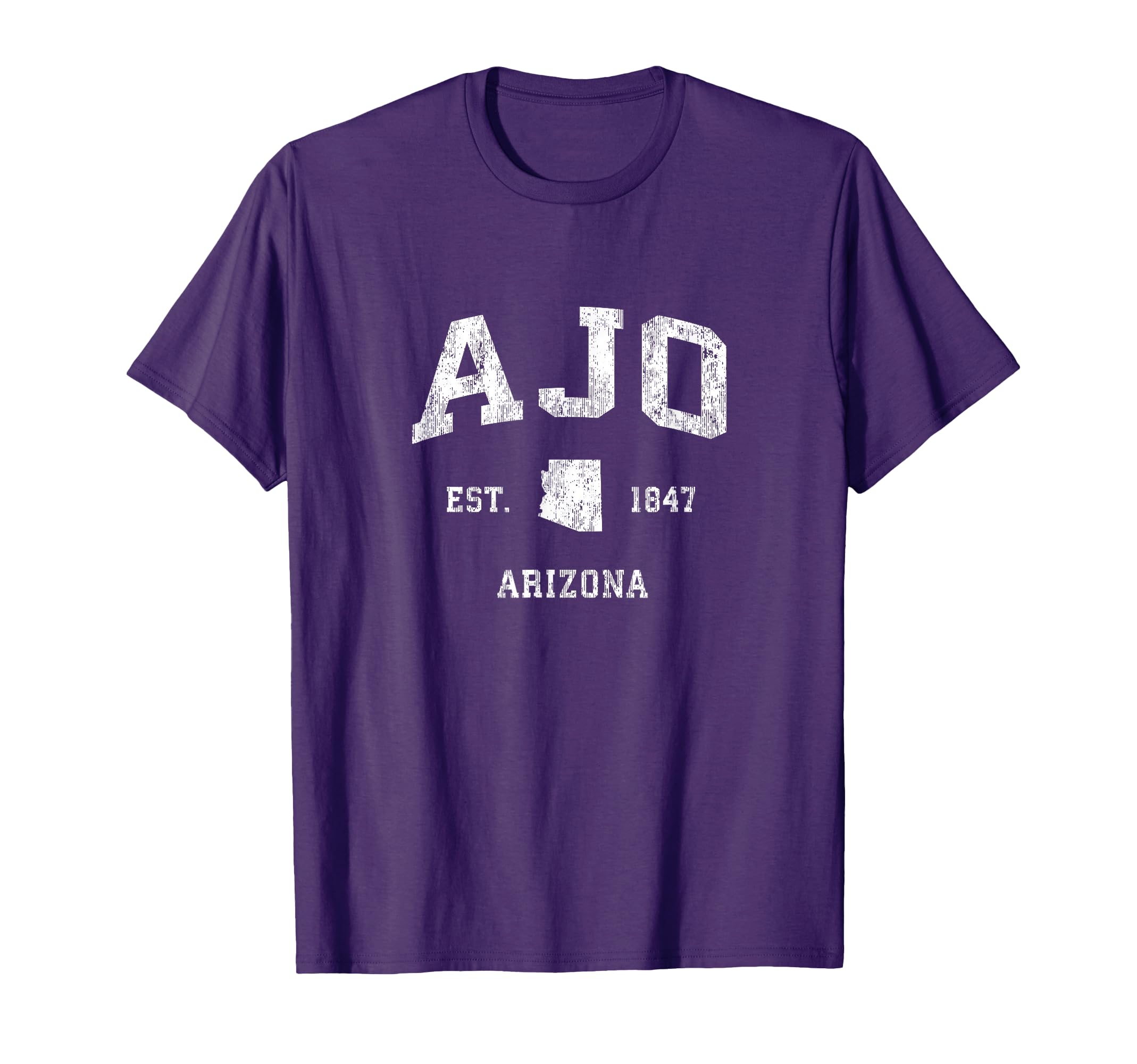 Ajo Arizona Az Athletic Sports T-Shirt - Novelty Apparel for Adults - T-Shirt, Sweatshirt, Hoodie