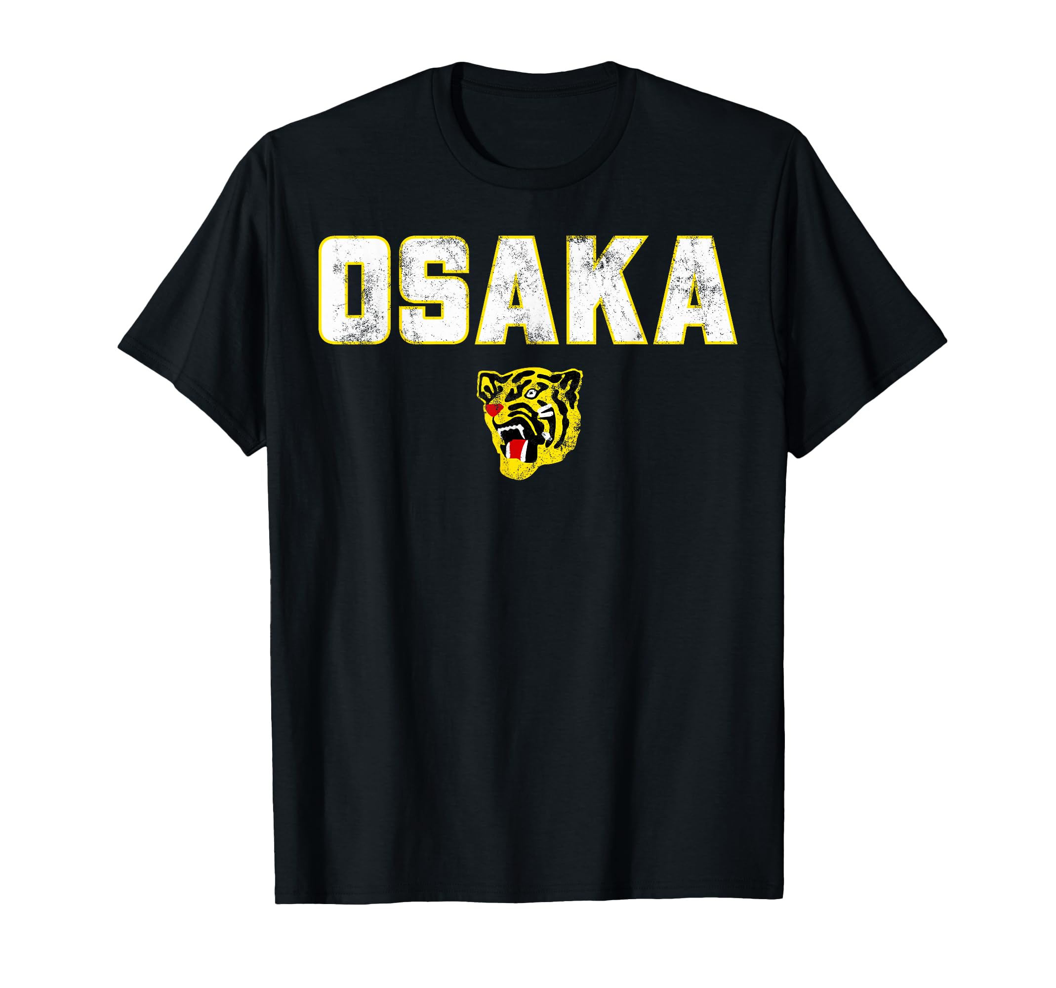 Osaka Tigers Japanese Baseball White T-Shirt - Minimalist Print Men Women - T-Shirt, Sweatshirt, Hoodie