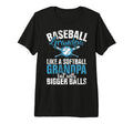 Baseball Grandpa Like Softball T-Shirt - Aesthetic Graphic for Adults - T-Shirt, Sweatshirt, Hoodie