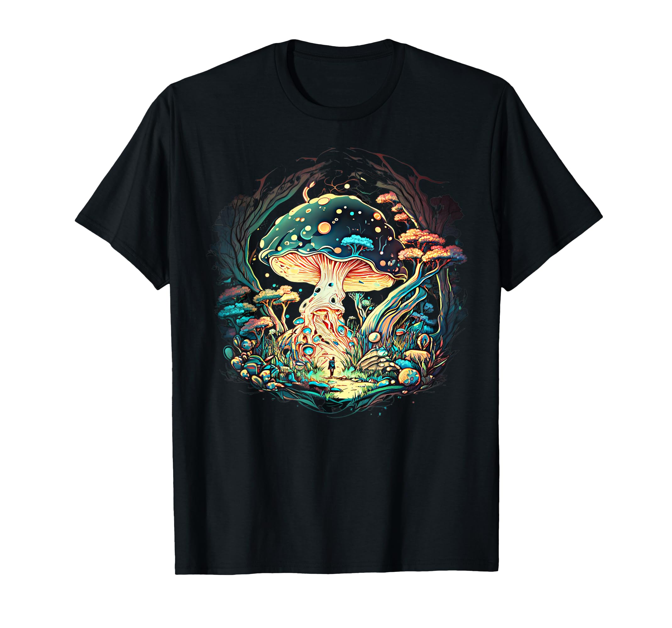 Mushrooms 1970S Hippie Aesthetic T-Shirt - Streetwear Style Men Women - T-Shirt, Sweatshirt, Hoodie