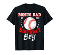 Bonus Dad Birthday Baseball Theme Bday T-Shirt - Custom Art Print Men Women - T-Shirt, Sweatshirt, Hoodie