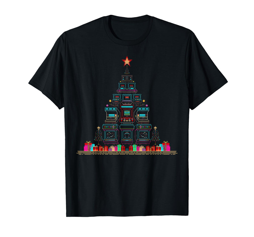 Arcade Games Gaming Tree T-Shirt - Fun Novelty Design Unisex - T-Shirt, Sweatshirt, Hoodie