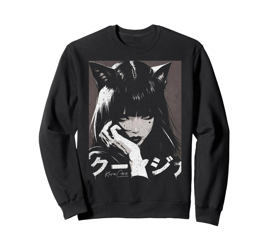 Japanese Streetwear Cyberpunk Y2K Sweatshirt - Trendy Graphic for Adults - T-Shirt, Sweatshirt, Hoodie