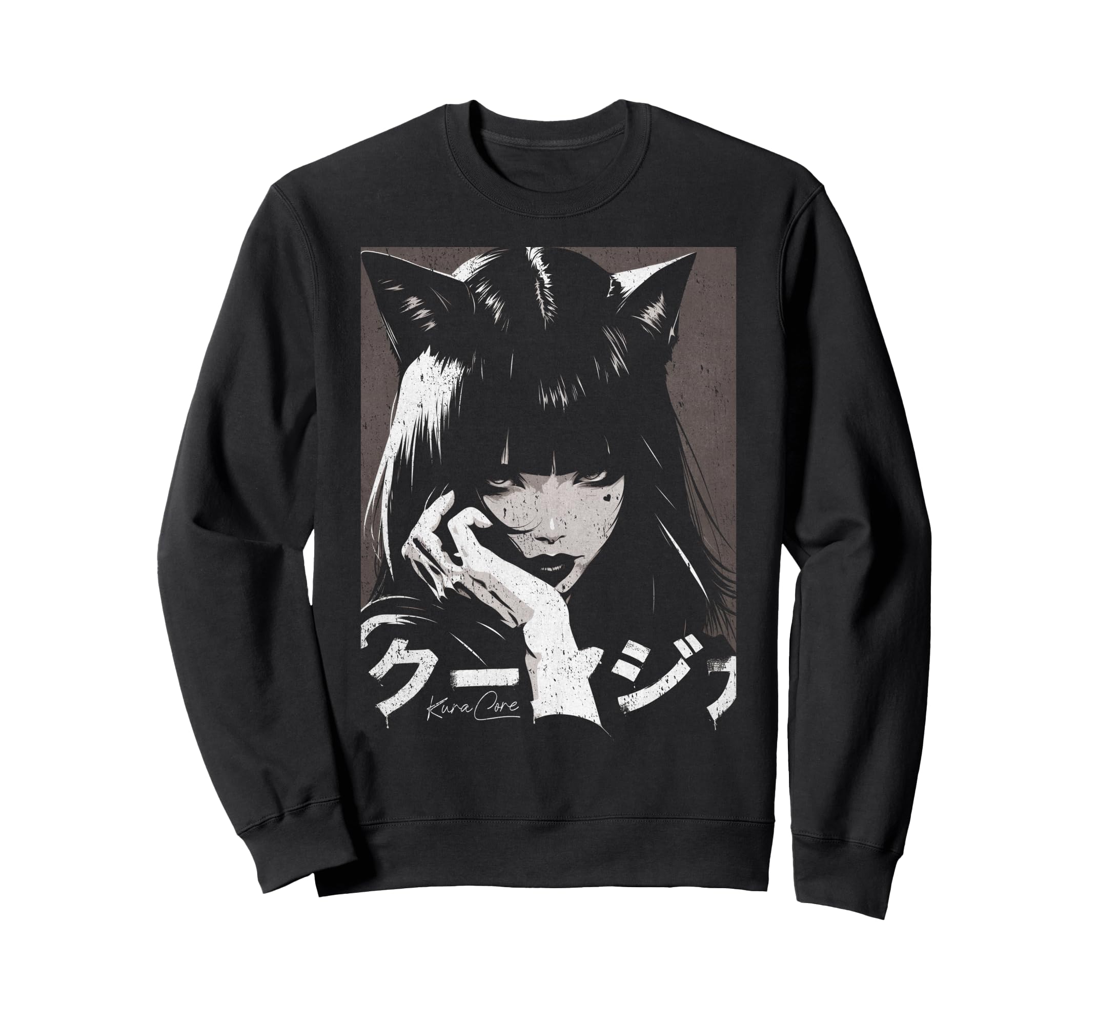Japanese Streetwear Cyberpunk Y2K Sweatshirt - Trendy Graphic for Adults - T-Shirt, Sweatshirt, Hoodie
