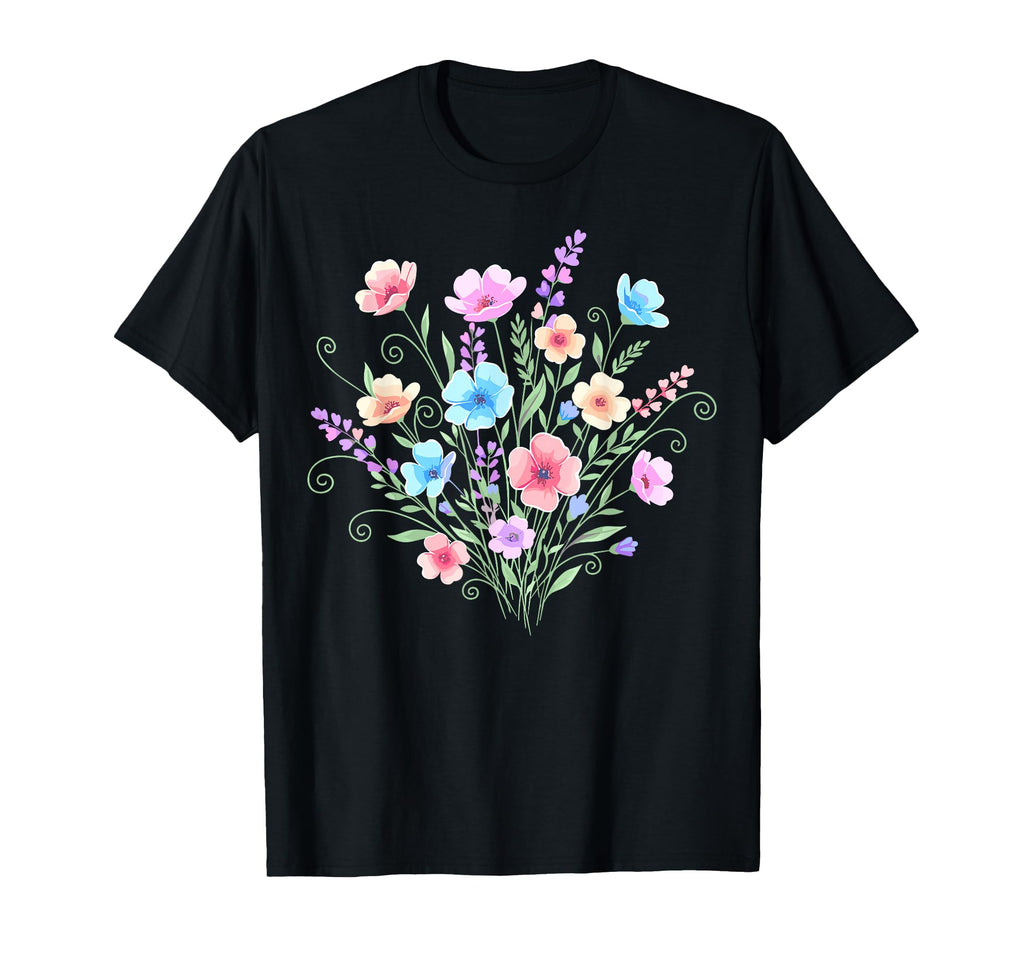 Flowers Wildflower Floral Gardening T-Shirt - Novelty Apparel Men Women - T-Shirt, Sweatshirt, Hoodie
