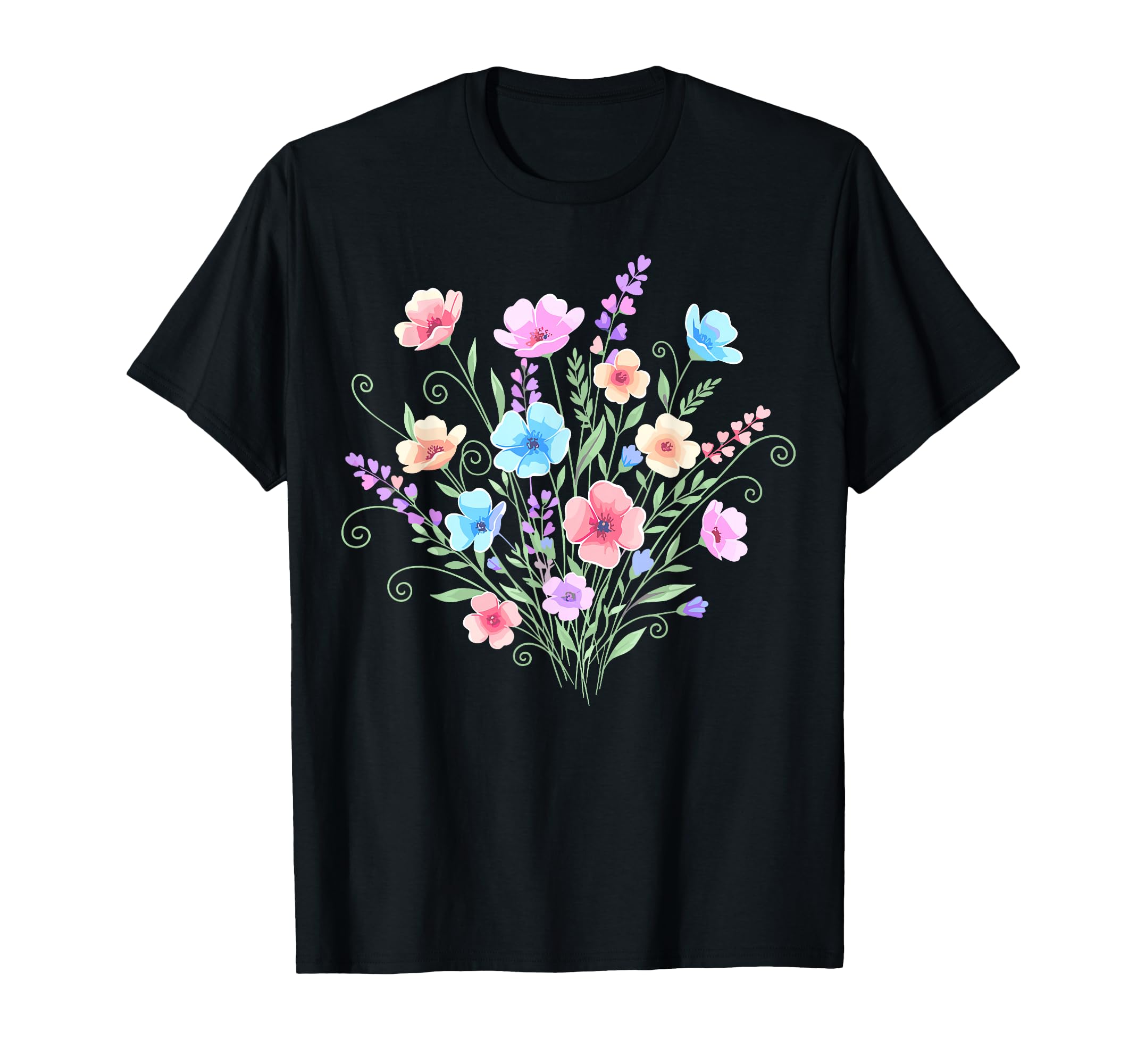 Flowers Wildflower Floral Gardening T-Shirt - Novelty Apparel Men Women - T-Shirt, Sweatshirt, Hoodie