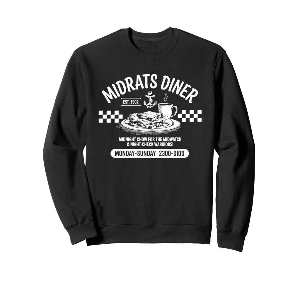 Midrats Diner Funny Sailor Sweatshirt - Streetwear Style Unisex - T-Shirt, Sweatshirt, Hoodie