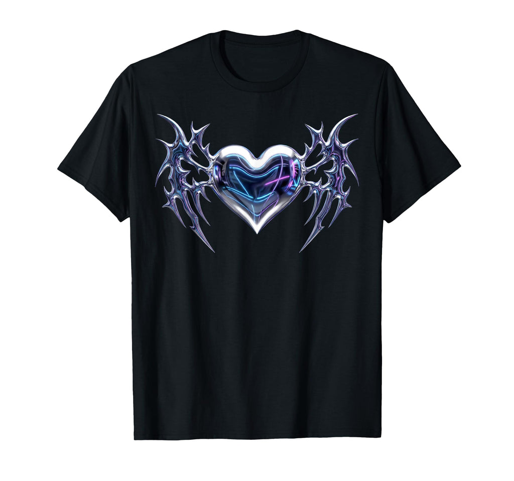 Y2K Cyber Sigilism Tribal Heart 2000S T-Shirt - Novelty Apparel Unisex - T-Shirt, Sweatshirt, Hoodie