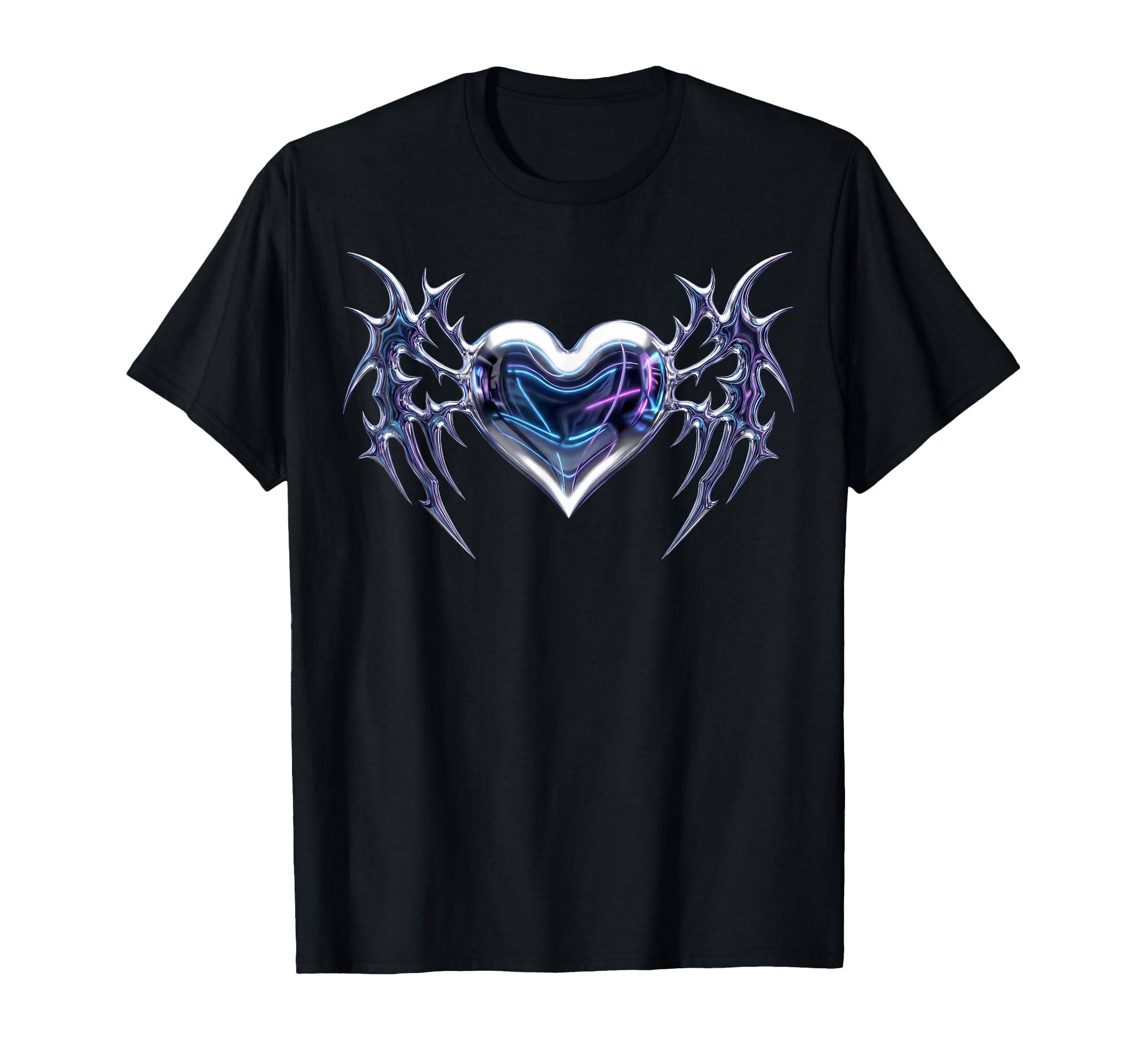 Y2K Cyber Sigilism Tribal Heart 2000S T-Shirt - Novelty Apparel Unisex - T-Shirt, Sweatshirt, Hoodie