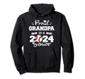 Proud Grandpa 2024 Senior Funny Baseball Hoodie - Custom Art Print Unisex - T-Shirt, Sweatshirt, Hoodie