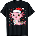 Axolotl Christmas Lights Women Kids Holiday - Adult & Kids T-Shirts, Sweatshirts & Hoodies apparel design preview 1