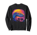 Snake Vaporwave Aesthetic Synthwave Sweatshirt - Aesthetic Graphic Unisex - T-Shirt, Sweatshirt, Hoodie