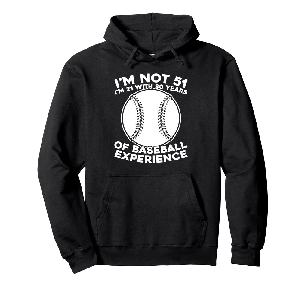 51Th Birthday Baseballer Team Player Hoodie - Minimalist Print Unisex - T-Shirt, Sweatshirt, Hoodie