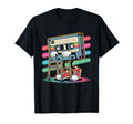 Funny Old Cassette Tape Cartoon T-Shirt - Casual Everyday Wear Men Women - T-Shirt, Sweatshirt, Hoodie