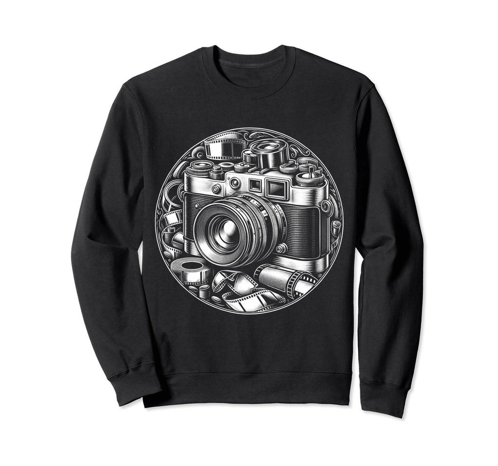 Camera Snapshot Capture Moment Sweatshirt - Trendy Graphic Men Women - T-Shirt, Sweatshirt, Hoodie