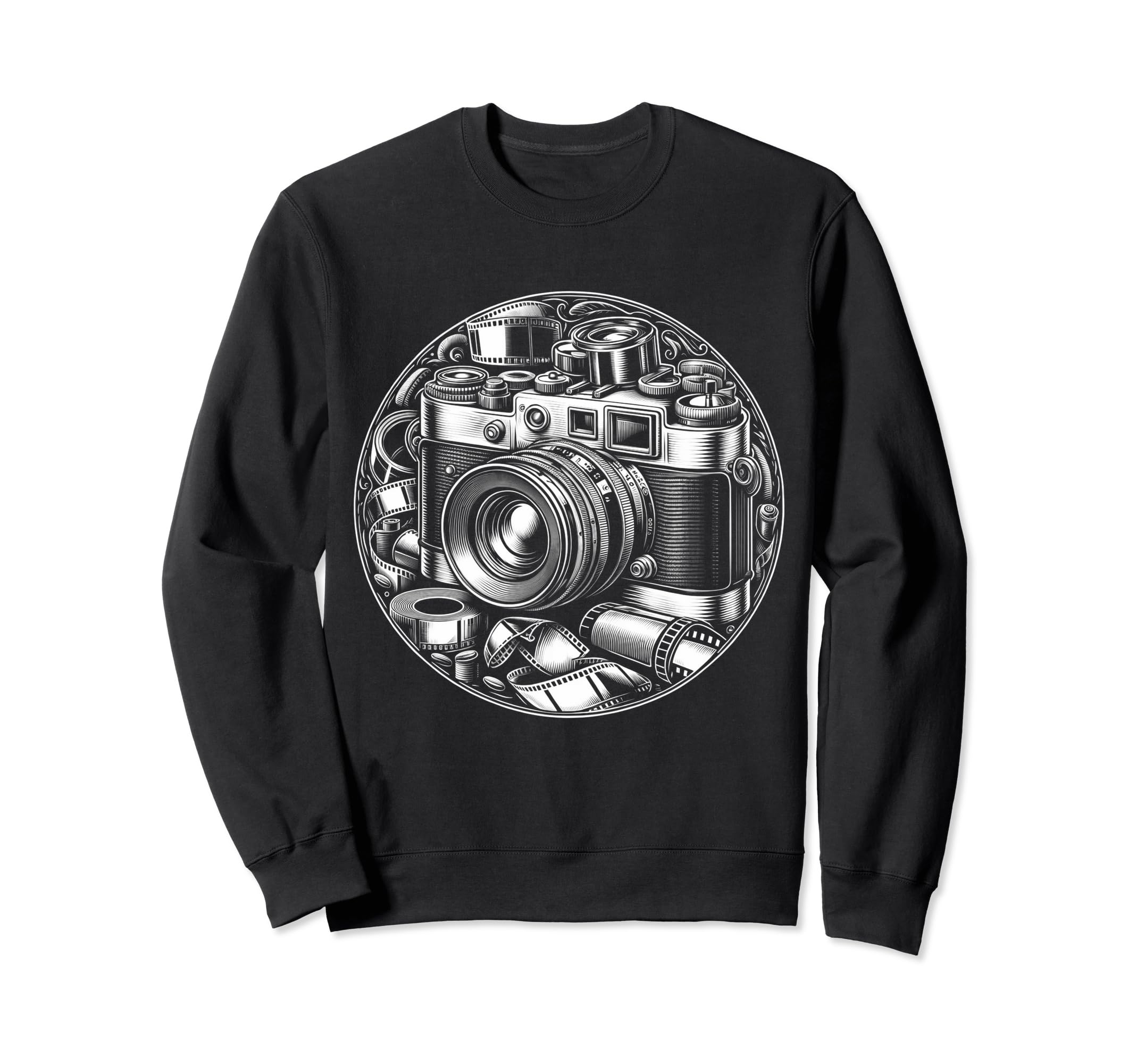 Camera Snapshot Capture Moment Sweatshirt - Trendy Graphic Men Women - T-Shirt, Sweatshirt, Hoodie