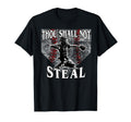 Catcher Thou Shall Not Steal T-Shirt - Casual Everyday Wear for Adults - T-Shirt, Sweatshirt, Hoodie