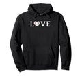 Love Baseball Heart Softball Mom Dad Hoodie - Aesthetic Graphic Unisex - T-Shirt, Sweatshirt, Hoodie