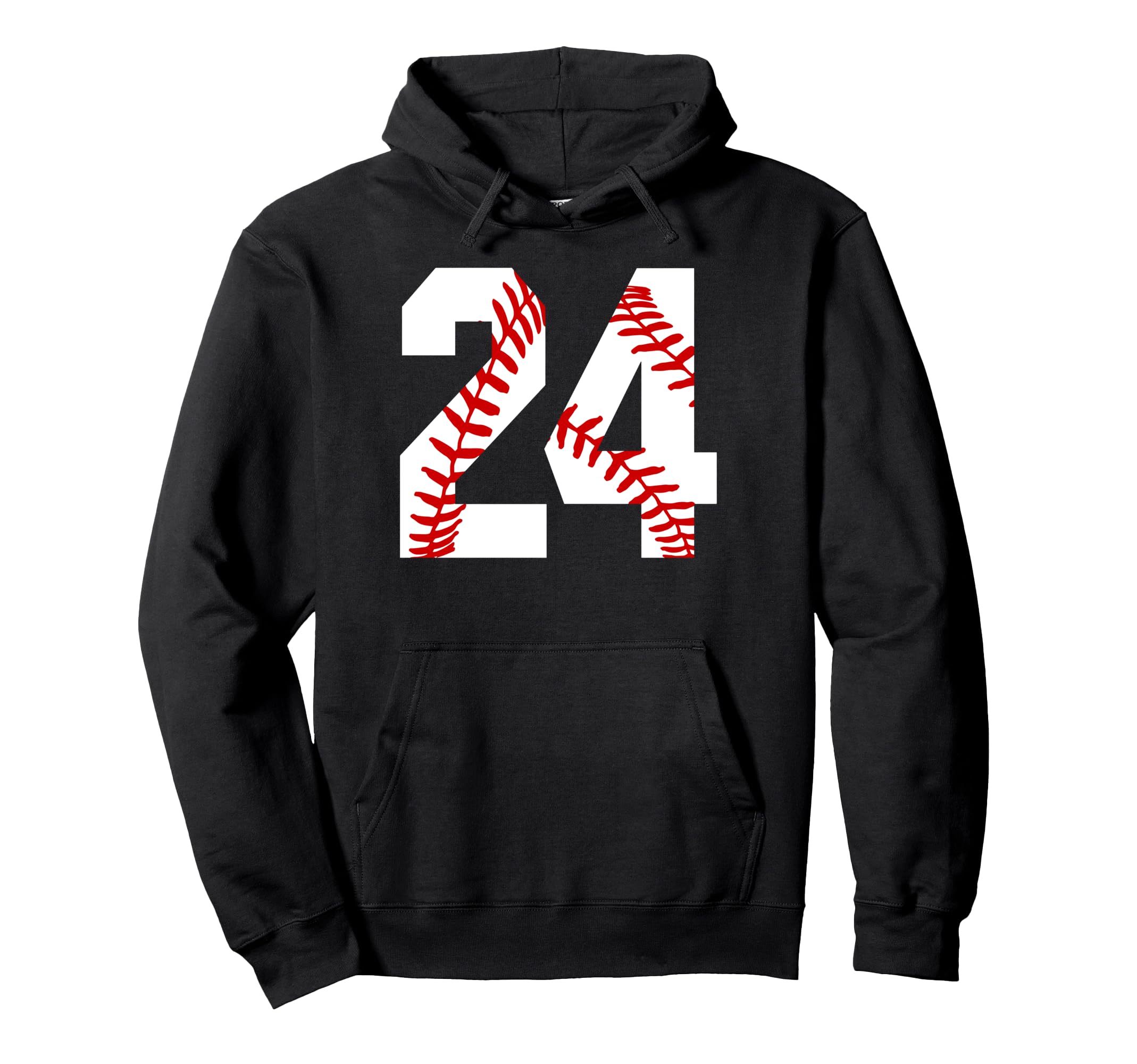 Baseball Mom 24 Jersey Baseball Favorite Hoodie - Unique Graphic Unisex - T-Shirt, Sweatshirt, Hoodie