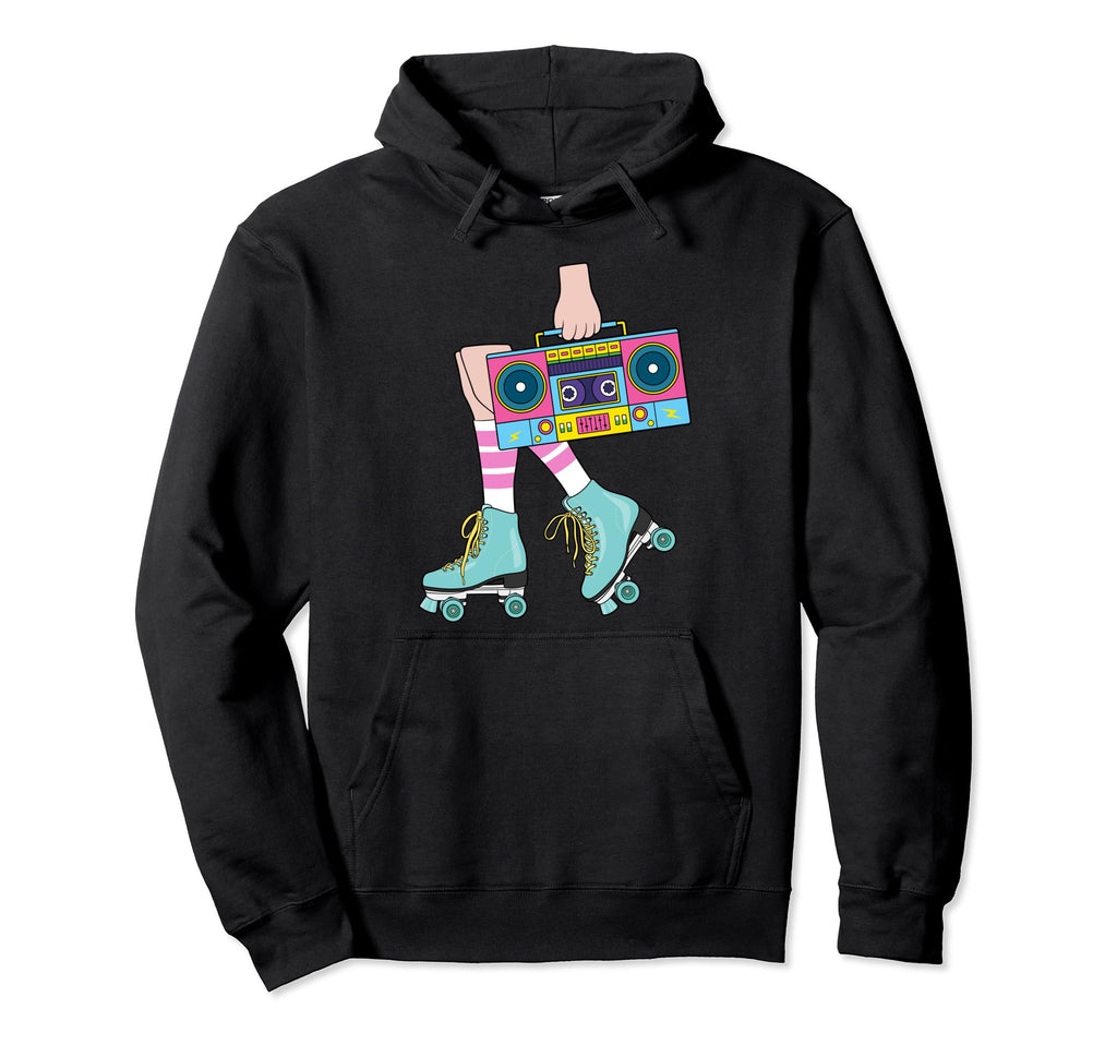 Roller Skating 80S Roller Funny Skater Hoodie - Graphic Print Men Women - T-Shirt, Sweatshirt, Hoodie