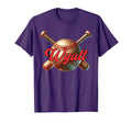 Wyatt Personalized Name Baseball Hoodie - Fun Novelty Design for Adults - T-Shirt, Sweatshirt, Hoodie
