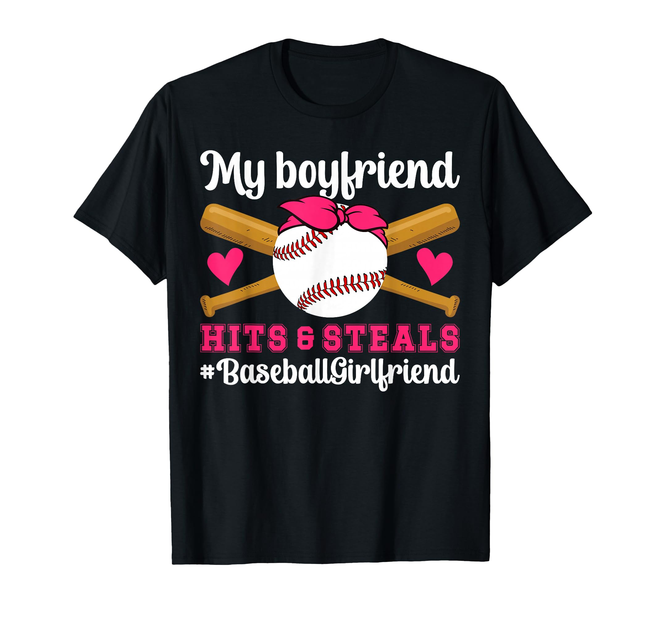 My Boyfriend Baseball Girlfriend T-Shirt - Minimalist Print Men Women - T-Shirt, Sweatshirt, Hoodie