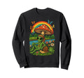 Hippie Alien Groovy Bohemian Sweatshirt - Graphic Print for Adults - T-Shirt, Sweatshirt, Hoodie