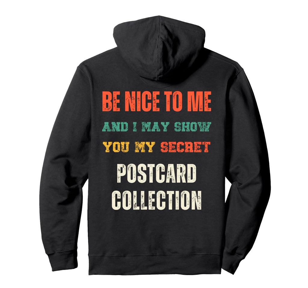 Funny Postcard Collection Collectors Hoodie - Unique Graphic for Adults - T-Shirt, Sweatshirt, Hoodie