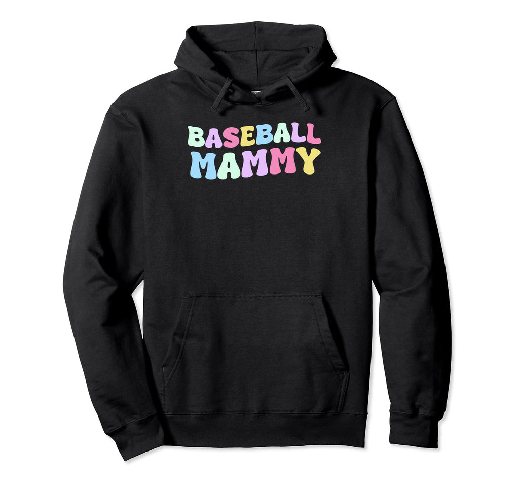 Groovy Mommy Baseball Sports Loving Moms Hoodie - Trendy Graphic for Adults - T-Shirt, Sweatshirt, Hoodie