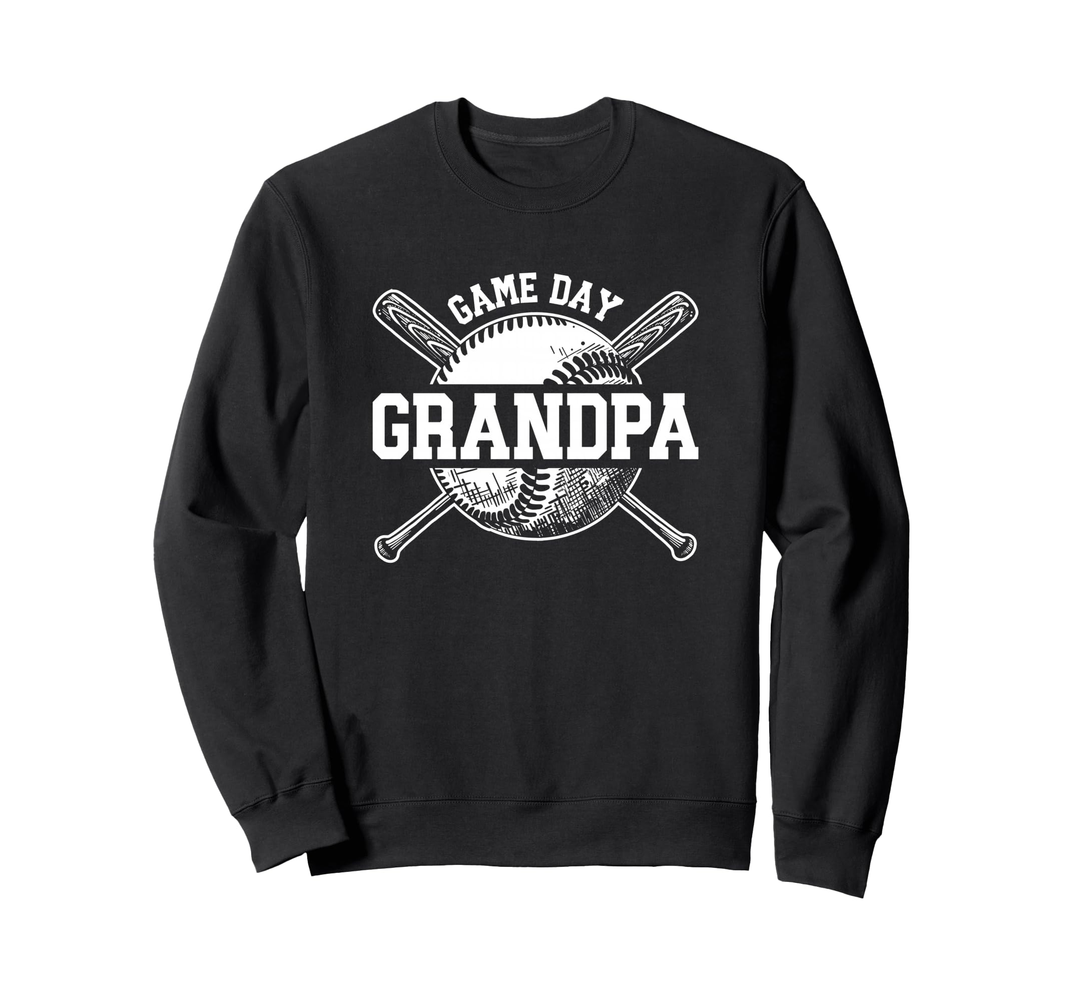 Game Day Grandpa Proud Baseball Sweatshirt - Graphic Print Men Women - T-Shirt, Sweatshirt, Hoodie