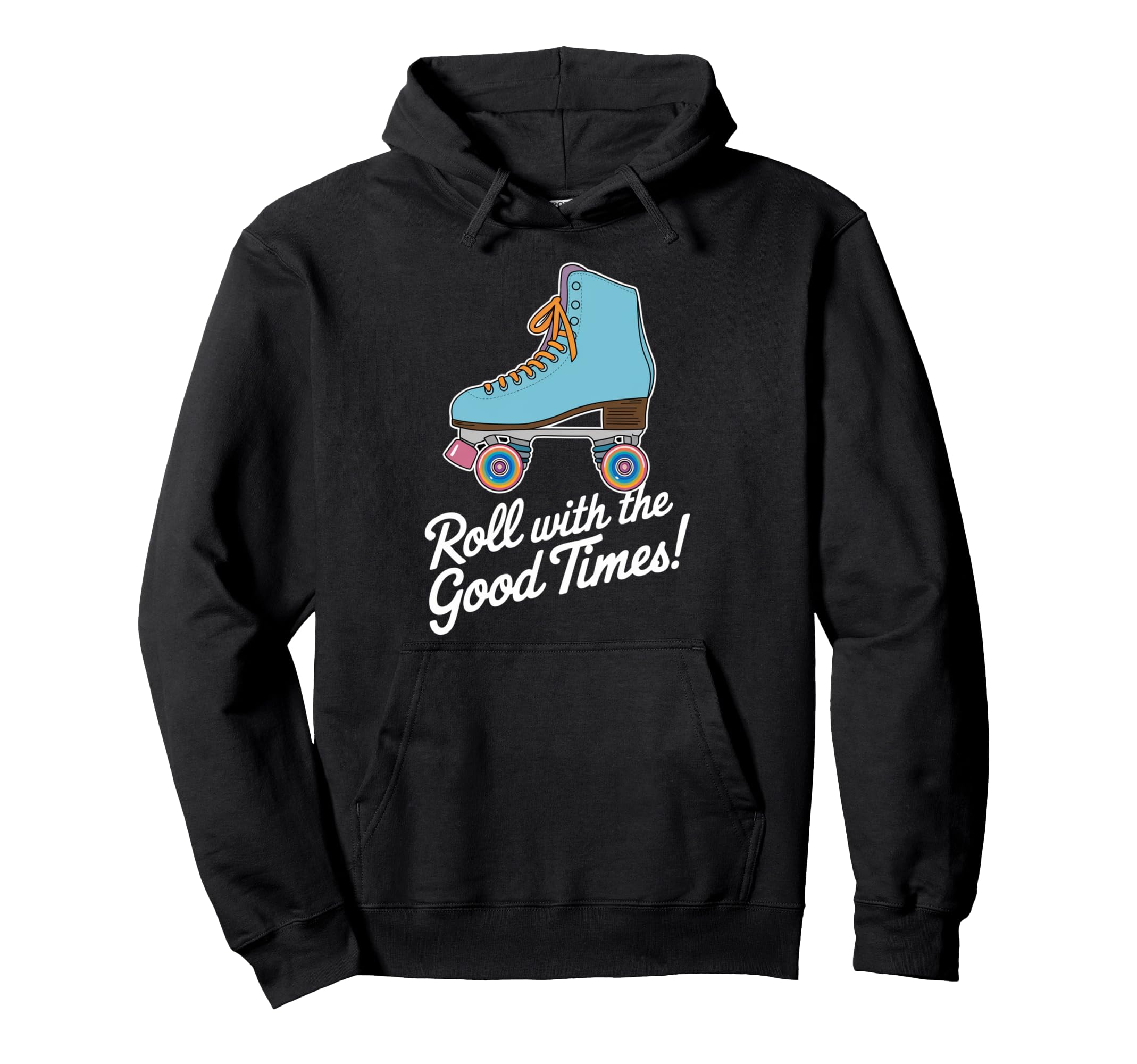 Colorful Roller Skate Hoodie - Aesthetic Graphic for Adults - T-Shirt, Sweatshirt, Hoodie