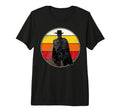 Cowboy Outlaw Western Tri Blend T-Shirt - Streetwear Style Unisex - T-Shirt, Sweatshirt, Hoodie