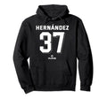 Teoscar Hernandez 37 Toronto Baseball Hoodie - Trendy Graphic for Adults - T-Shirt, Sweatshirt, Hoodie