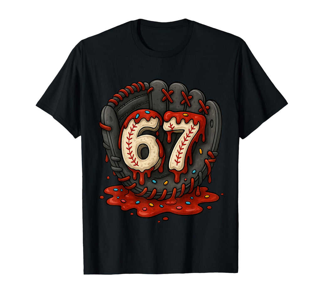 67 Ice Cream Drip Funny Six Seven T-Shirt - Minimalist Print Unisex - T-Shirt, Sweatshirt, Hoodie