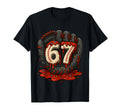 67 Ice Cream Drip Funny Six Seven T-Shirt - Minimalist Print Unisex - T-Shirt, Sweatshirt, Hoodie