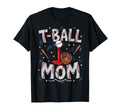 T Ball Baseball Mom Catcher Glove Star T-Shirt - Unique Graphic Unisex - T-Shirt, Sweatshirt, Hoodie