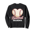 Heart Baseball Grandma Mothers Day Sweatshirt - Streetwear Style Unisex - T-Shirt, Sweatshirt, Hoodie