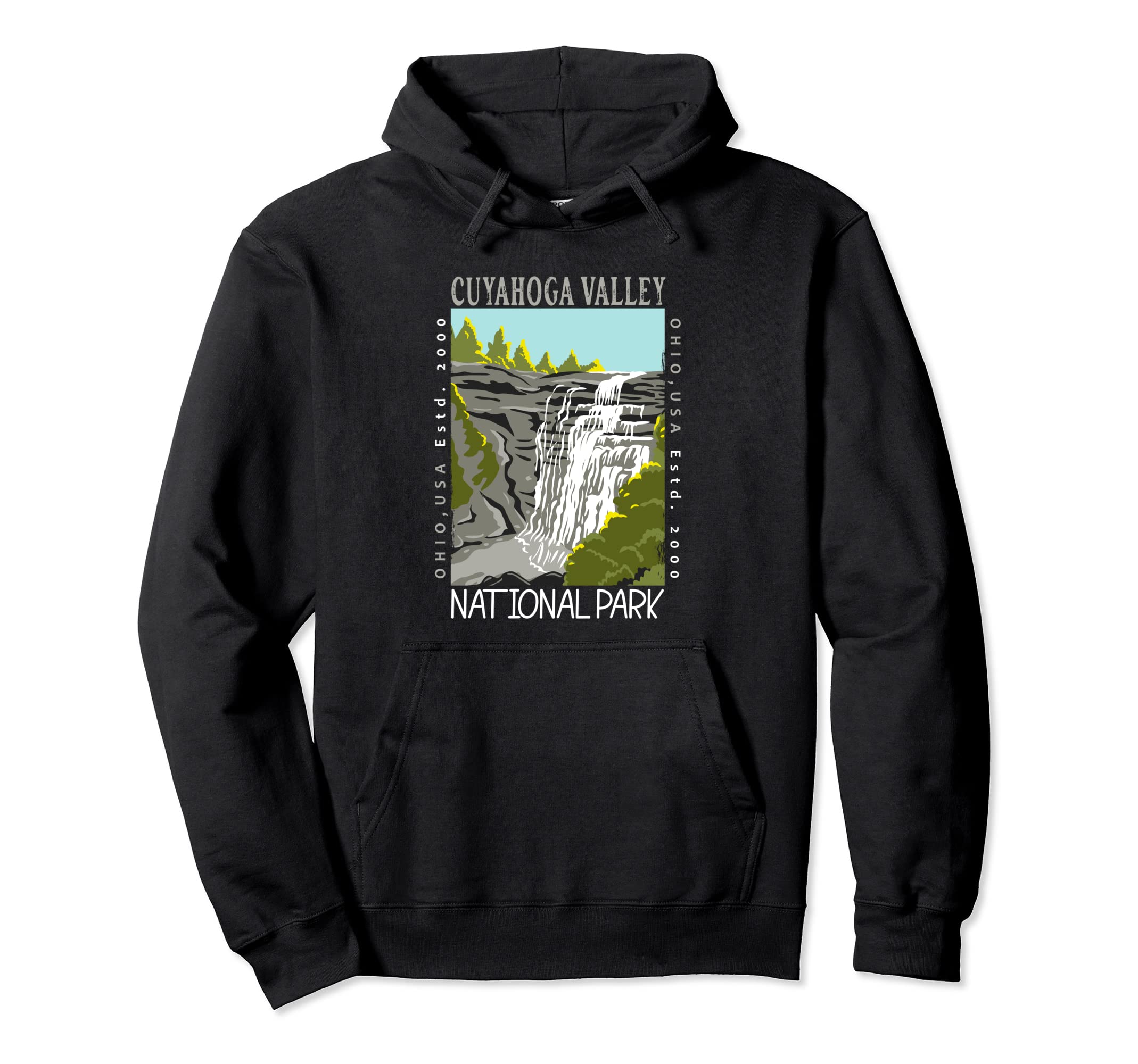 Cuyahoga Valley National Park Ohio Hoodie - Novelty Apparel Unisex - T-Shirt, Sweatshirt, Hoodie