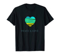 Peace Love T-Shirt - Streetwear Style for Adults - T-Shirt, Sweatshirt, Hoodie