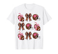 Womens Moms Coquette Bow Football T-Shirt - Novelty Apparel Men Women - T-Shirt, Sweatshirt, Hoodie